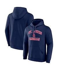 Logo Athletic Men's Navy St. Louis Cardinals Heart Soul Hoodie