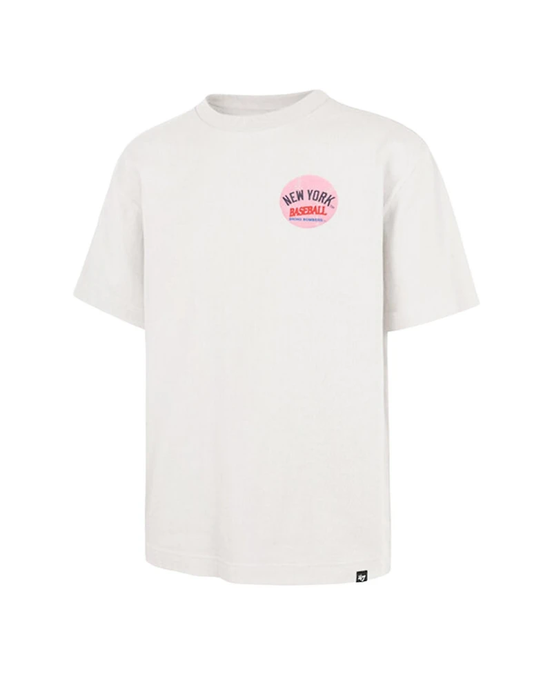 '47 Brand Men's and Women's Cream New York Yankees Turnpike Chuck Foundation T-Shirt