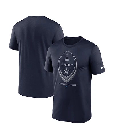 Nike Men's Navy Dallas Cowboys Legend Icon Dri-fit T-Shirt