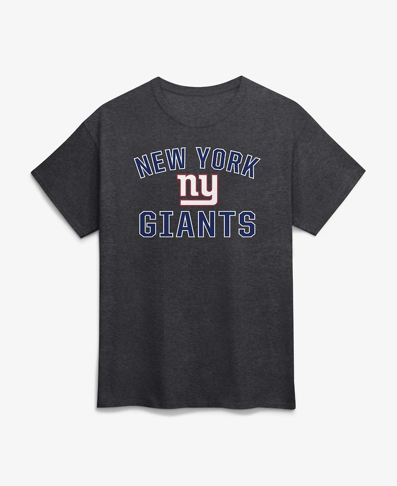 Logo Athletic Men's Charcoal New York Giants Cotton Victory Arch T-Shirt