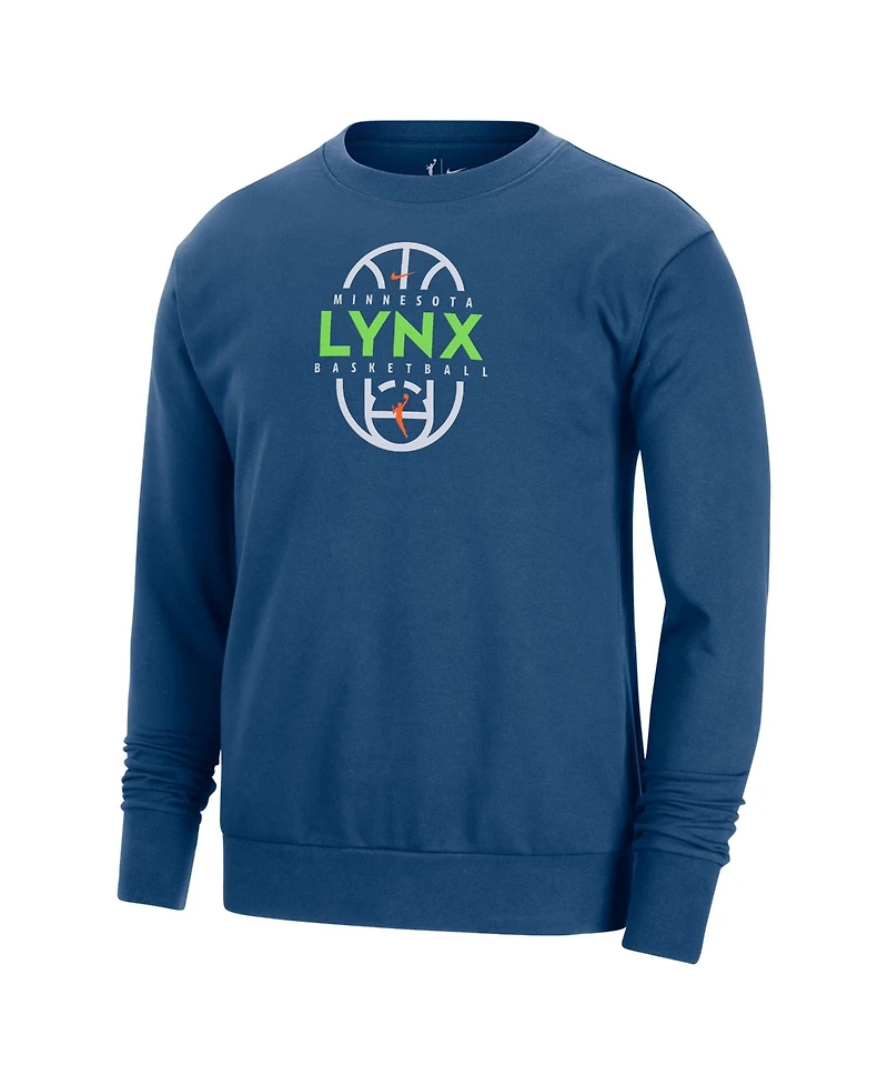 Nike Men's and Women's Blue Minnesota Lynx 2026 On-Court Practice Dri-fit Sweatshirt