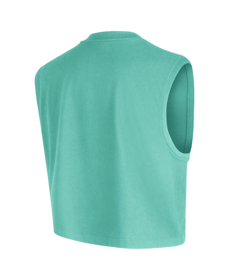 Nike Women's Mint New York Liberty 2026 Authentic On-Court Sleeveless Cropped T-Shirt