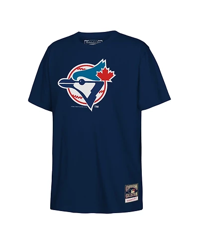 Mitchell & Ness Big Boys and Girls Navy Toronto Blue Jays Retro Logo T-Shirt