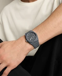Fossil Men's Everett Three-Hand Silicone Watch 42mm