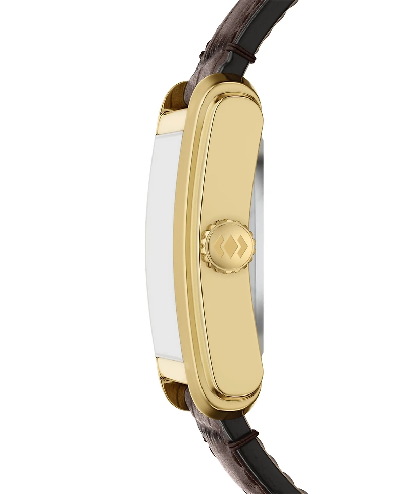 Fossil Men's Carraway Automatic Brown Croco Leather Watch 42mm