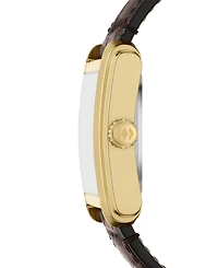 Fossil Men's Carraway Automatic Brown Croco Leather Watch 42mm