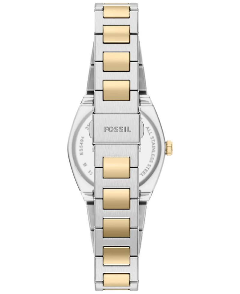 Fossil Women's Everett Three-Hand Two-Tone Stainless Steel Watch 27mm