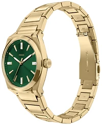 Fossil Women's Everett Three-Hand Gold-Tone Stainless Steel Watch 27mm
