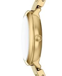 Fossil Women's Heidi Three-Hand Gold-Tone Stainless Steel Watch 26mm