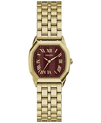 Fossil Women's Harlow Three-Hand Gold-Tone Stainless Steel Watch 27mm