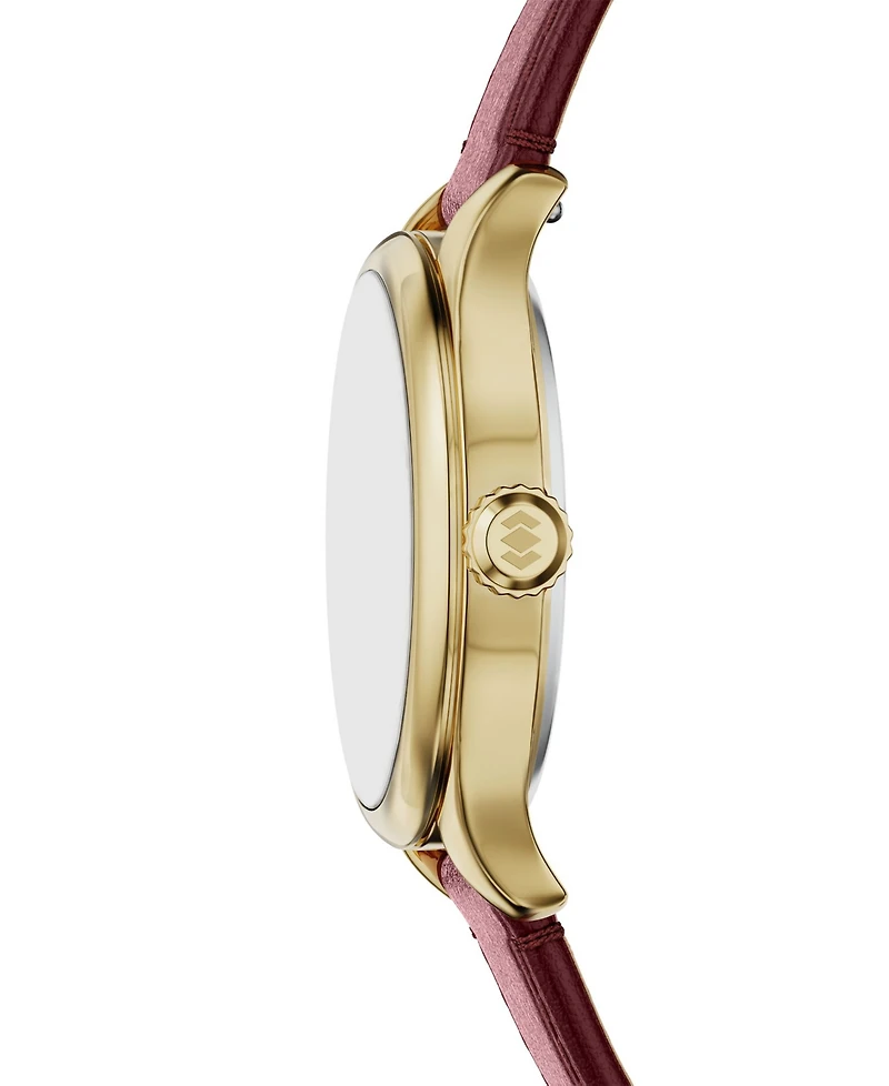 Fossil Women's Gilmore Three-Hand Red Leather Watch 28mm