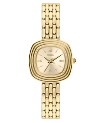 Fossil Women's Genevive Three-Hand Gold-Tone Stainless Steel Watch 30mm