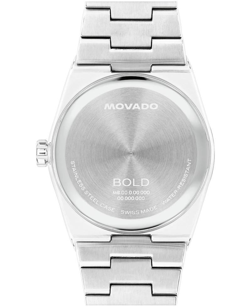 Movado Men's Bold Quest Swiss Quartz Stainless Steel Watch 40mm