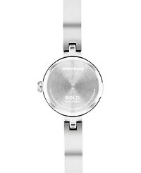 Movado Women's Bold Bangle Mini Swiss Quartz Stainless Steel Watch 22.50mm
