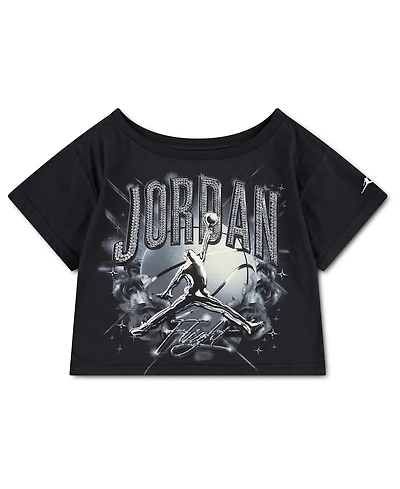 Jordan Girls' 7-16 Graphic Short-Sleeve T-Shirt