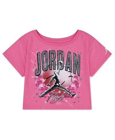Jordan Girls' 7-16 Graphic Short-Sleeve T-Shirt