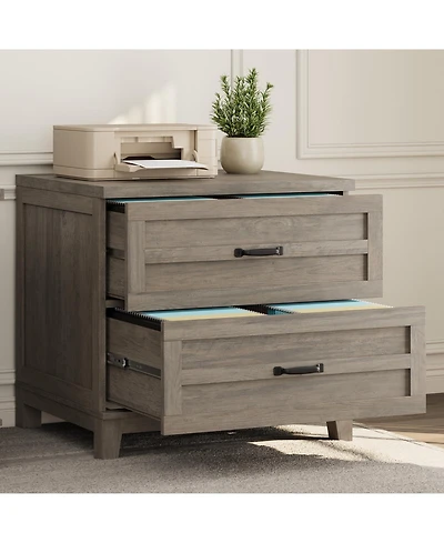 gaomon Farmhouse Lateral File Cabinet 2 Deep Drawers, Large Filing Storage