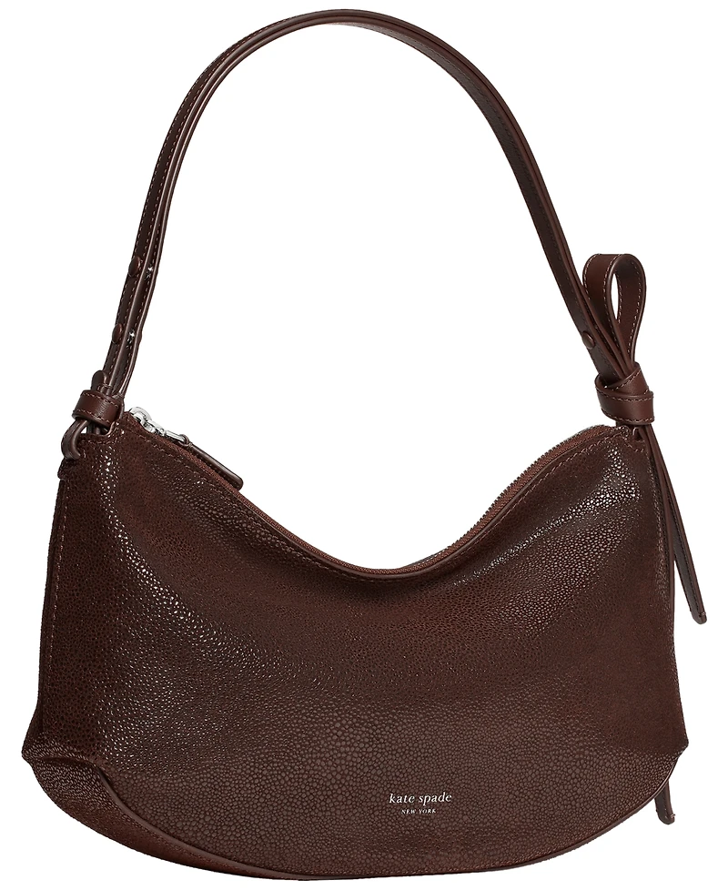 kate spade new york Loop Dot Suede Medium Shoulder Handbag