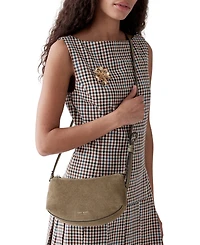 kate spade new york Loop Suede Small Crossbody Handbag