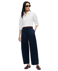 Tommy Hilfiger Women's Barrel High-Rise Chino Pants