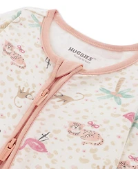 Huggies Baby Girls' Viscose Coverall, 2-Pack