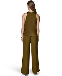 Donna Karan New York Women's Crewneck Sleeveless Top