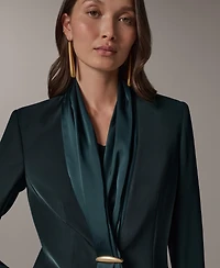 Donna Karan New York Women's Scarf Collar Blazer
