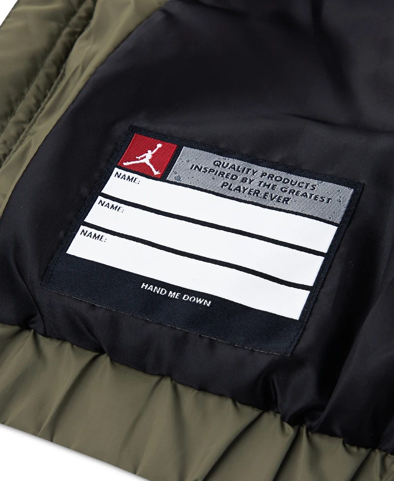Jordan Boys' 8-20 Colorblock Long-Sleeve Puffer Jacket