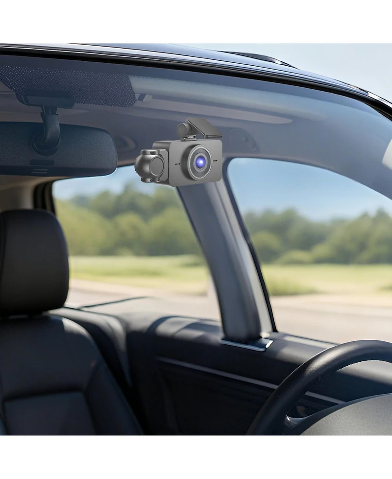 Neewer 1080P 3-Channel Dash Cam with Night Vision, Parking Monitor