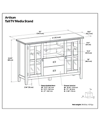Bellevue Tall Tv Stand
