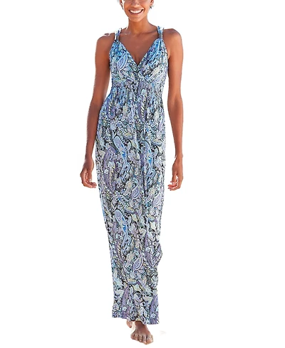 Lascana Women's Paisley Print Maxi Dress