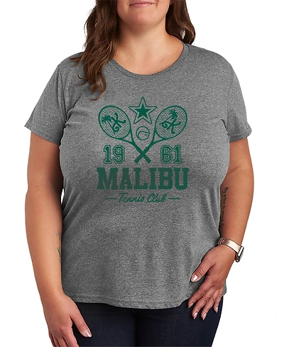 Hybrid Apparel Plus Barbie Ken Malibu Tennis Club Graphic T-Shirt