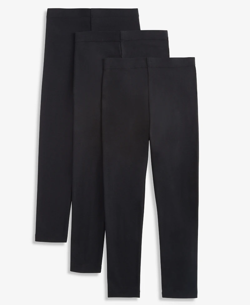 Epic Threads Girls' Xs-xl Solid Leggings, 3-Pack, Macy's Exclusive