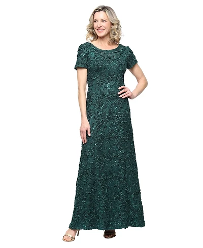 Alex Evenings Petite Soutch A-Line Dress