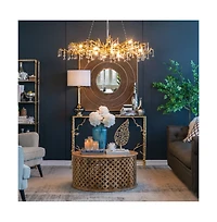 Sofucor 29" Table Lamp with Glass Drum