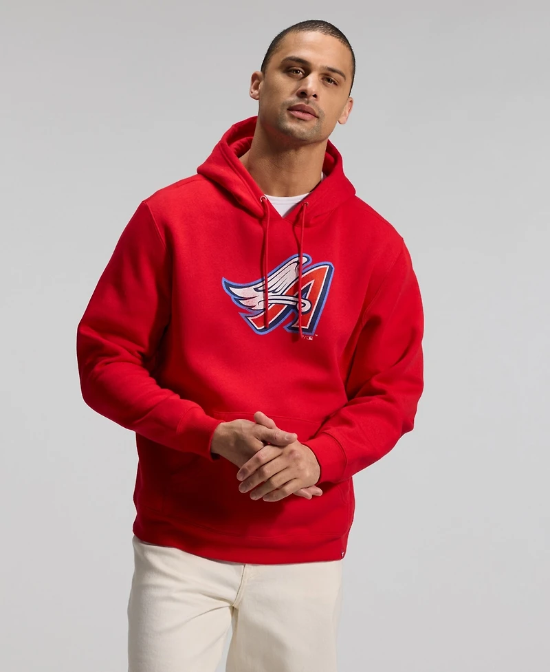 Fanatics Men's Red California Angels Era Hoodie