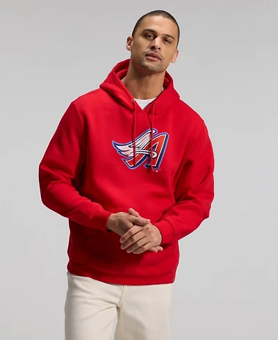 Fanatics Men's Red California Angels Era Hoodie