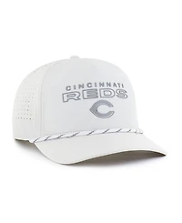 '47 Brand Men's White Cincinnati Reds Forward Vault Hitch Adjustable Hat