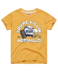 Homage Big Boys and Girls Gold Milwaukee Brewers x The Sandlot Tri-Blend T-Shirt