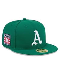 New Era Men's Green Athletics 2026 Baseball Hall of Fame 59FIFTY Fitted Hat