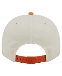 New Era Men's Cream/Orange Denver Broncos Washed A-Frame 9FIFTY Snapback Hat