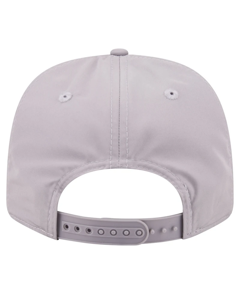 New Era Men's Gray Texas Rangers Laser Perforated 9SEVENTY Adjustable Hat