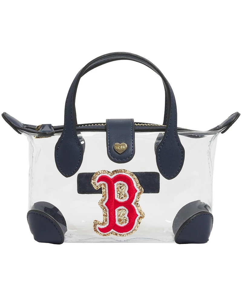 Stoney Clover Lane Boston Red Sox Clear Pouchette Crossbody Bag