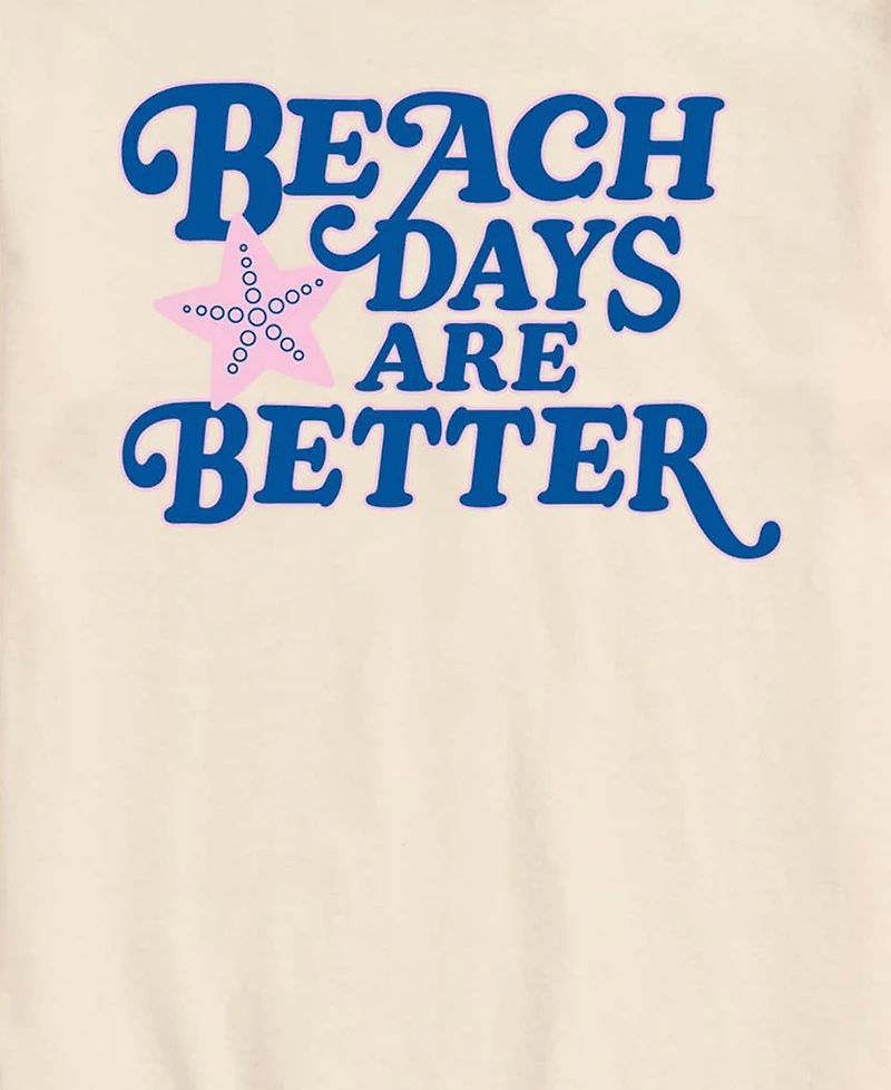 Airwaves Men's Instant Message Beach Days Are Better Graphic T-Shirt
