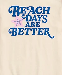 Airwaves Men's Instant Message Beach Days Are Better Graphic T-Shirt