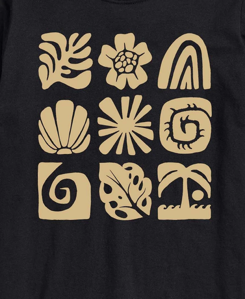 Airwaves Men's Instant Message Beach Squares Graphic T-Shirt