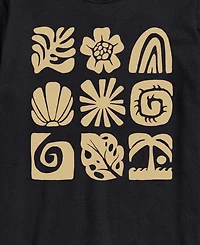 Airwaves Men's Instant Message Beach Squares Graphic T-Shirt