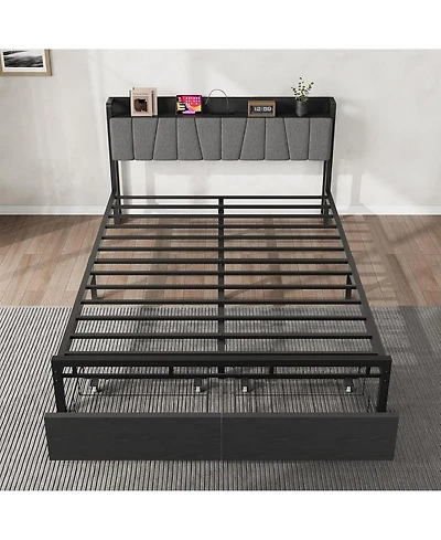 gaomon Bed Frame Center Support Legs 4 Pack Heavy Duty Metal Bed Support For King Size Bed Steel Platform Bed Frame Replacement Parts