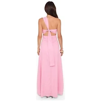 Petal and Pup Women's Luna One Shoulder Maxi Dress