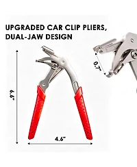 Xdovet Car Clip Pliers Trim Removal Tool Fastener Remover Panel